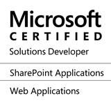 Microsoft Certified Solutions Developer: SharePoint Applications, Web Applications